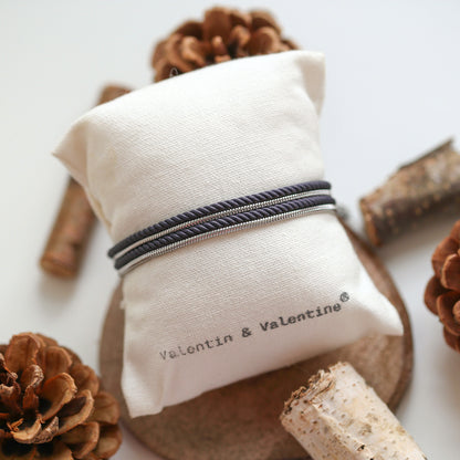 BRACELET HOMME   ANTHRACITE