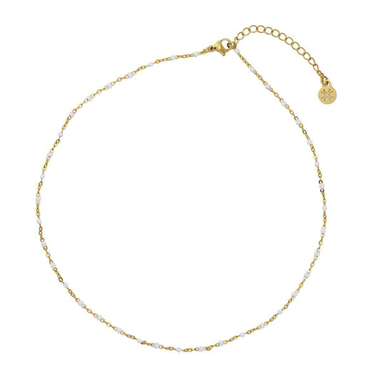 COLLIER - ACIER DORE
