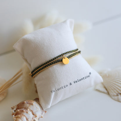 BRACELET FEMME PAILLETE   NOIR