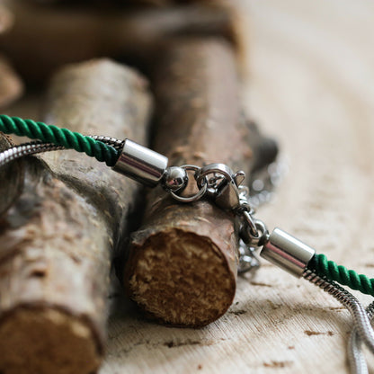 BRACELET HOMME   EMERAUDE