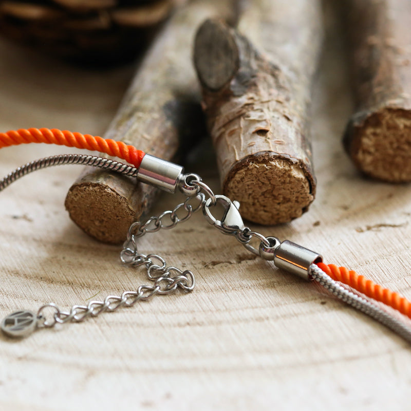BRACELET HOMME   ORANGE