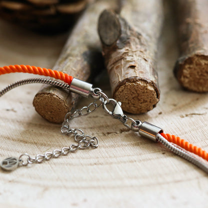 BRACELET HOMME   ORANGE
