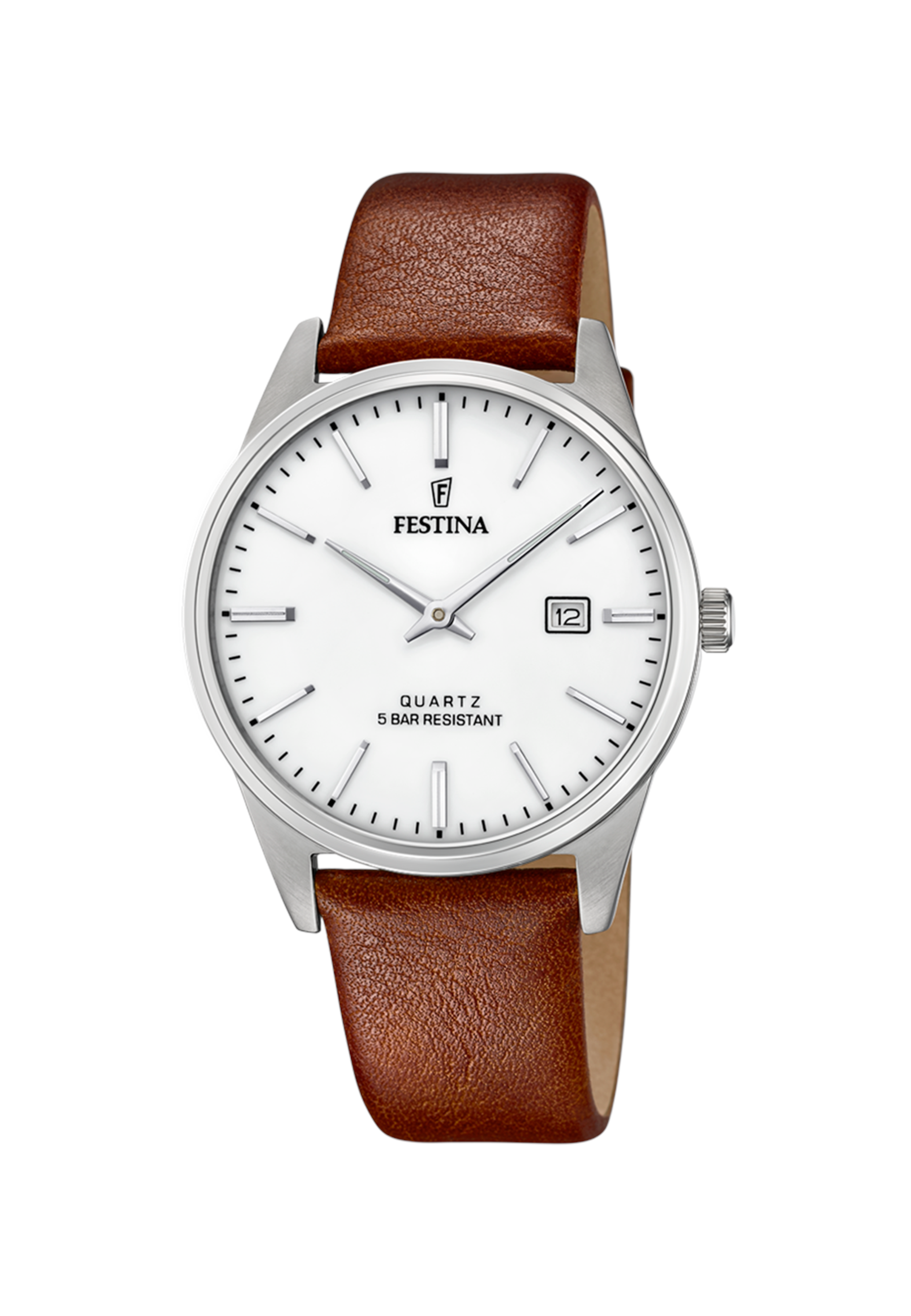 MONTRE GRIS, BRACELET CUIR, HOMME