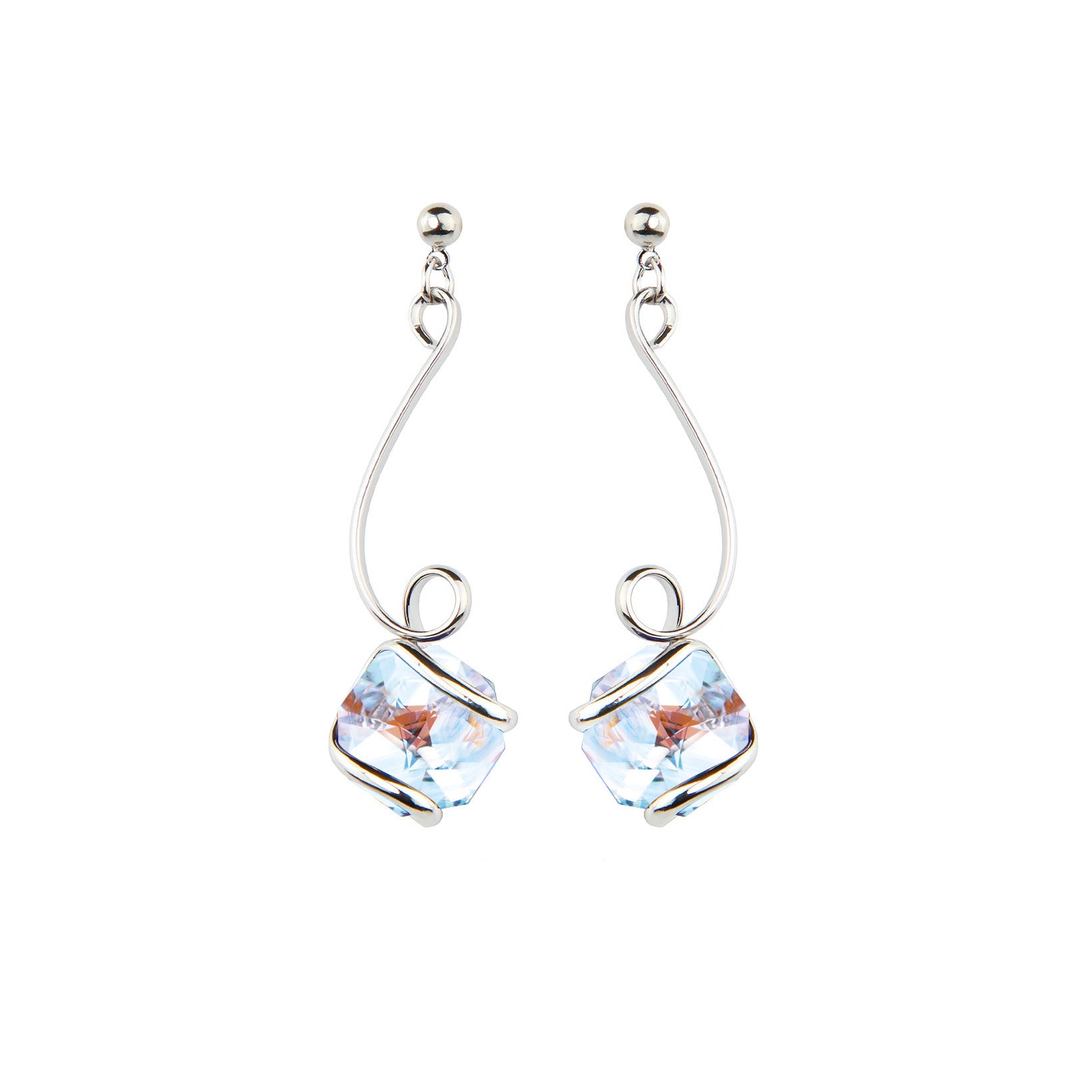 BOUCLES D'OREILLES - CRISTAL