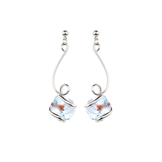 BOUCLES D'OREILLES - CRISTAL