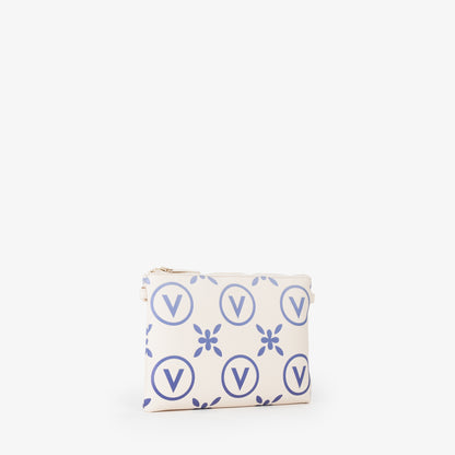 SAC ÉCRU/BLEU SAMBA RÉIMPRIMÉ