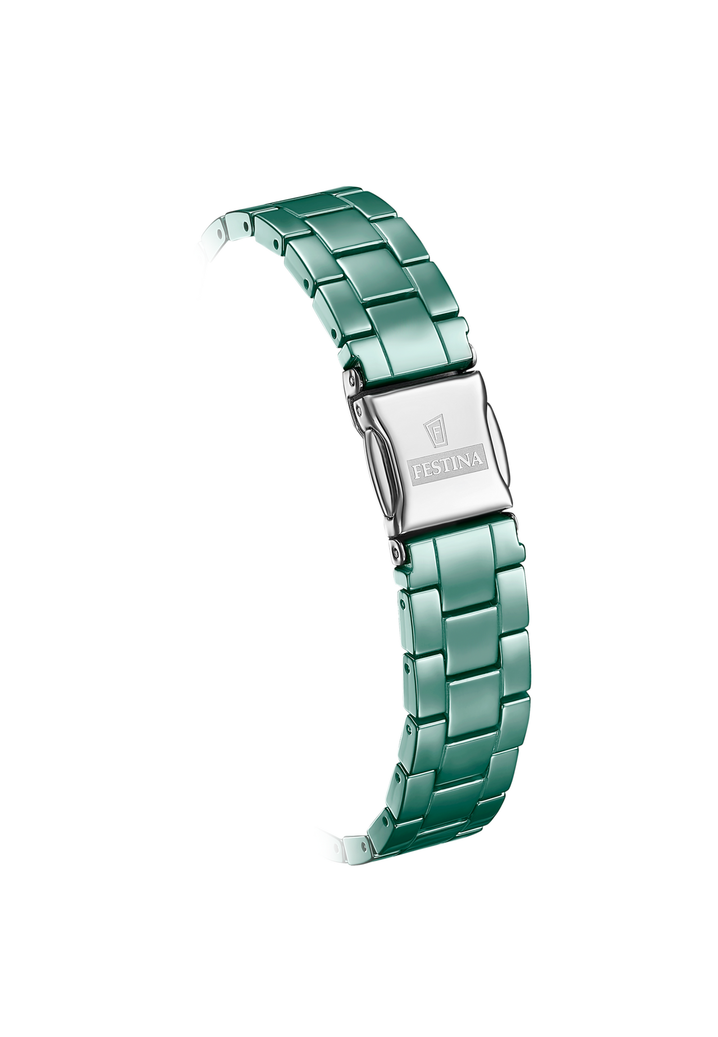 MONTRE FEMME CERAMIQUE VERT