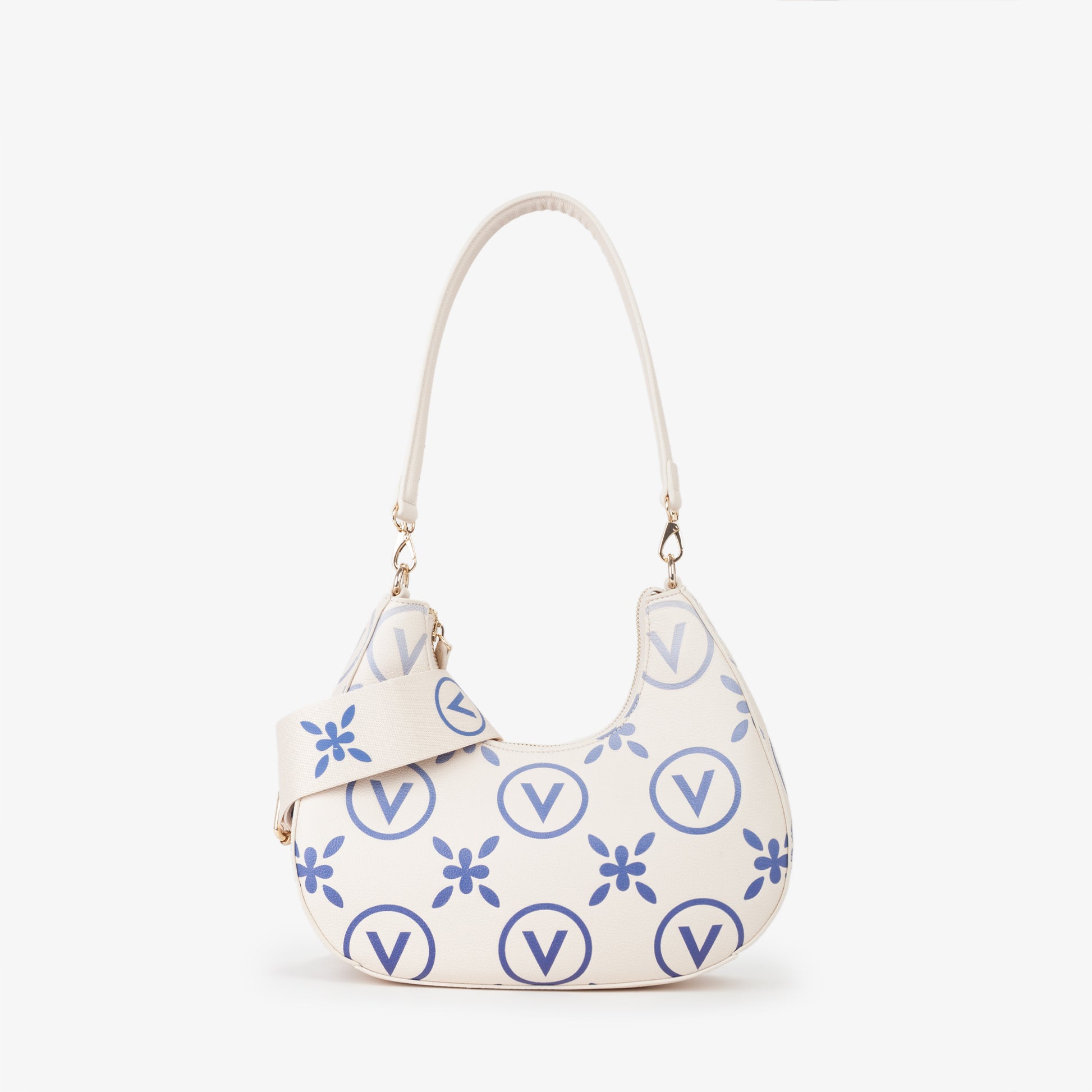 SAC ÉCRU/BLEU SAMBA RÉIMPRIMÉ