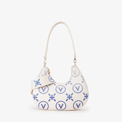 SAC ÉCRU/BLEU SAMBA RÉIMPRIMÉ