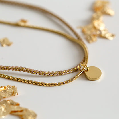 BRACELET FEMME PAILLETE   SABLE
