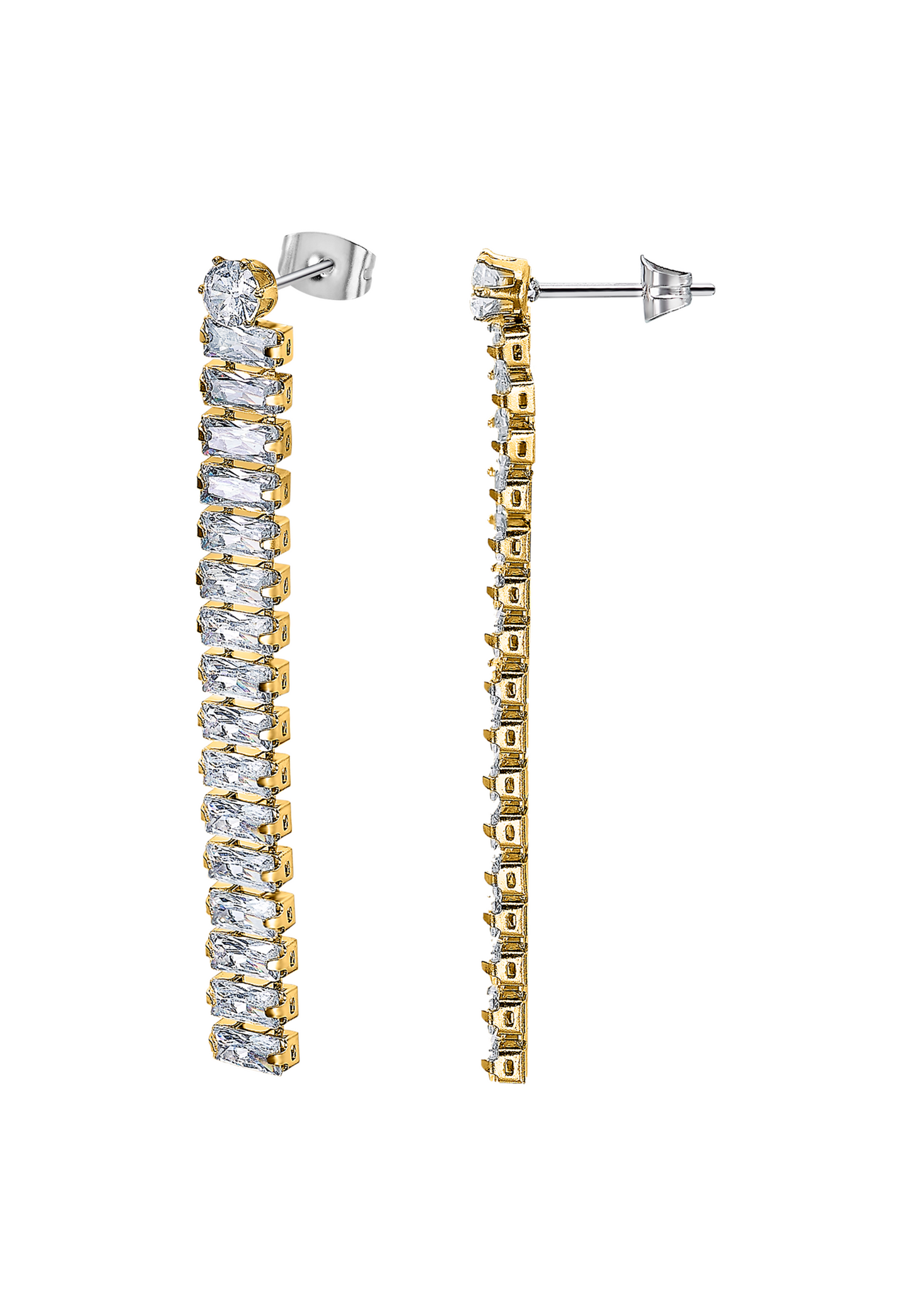 BOUCLES-DOREILLES OLD MONEY ACIER INOXYDABLE, FEMME