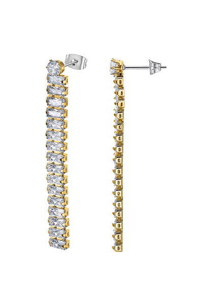 BOUCLES-DOREILLES OLD MONEY ACIER INOXYDABLE, FEMME