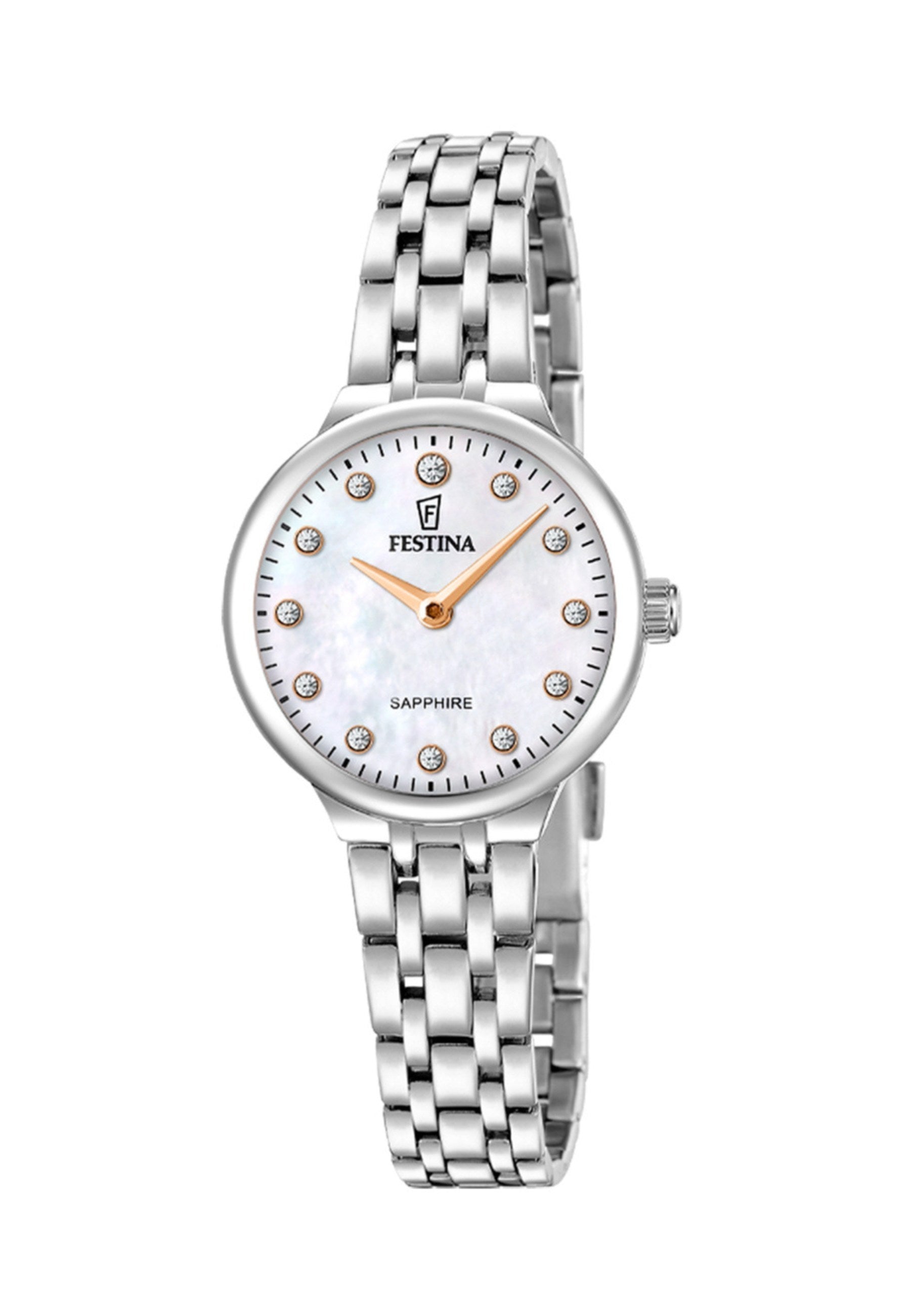 MONTRE MADEMOISELLE NACRE, BRACELET ACIER INOXYDABLE, FEMME