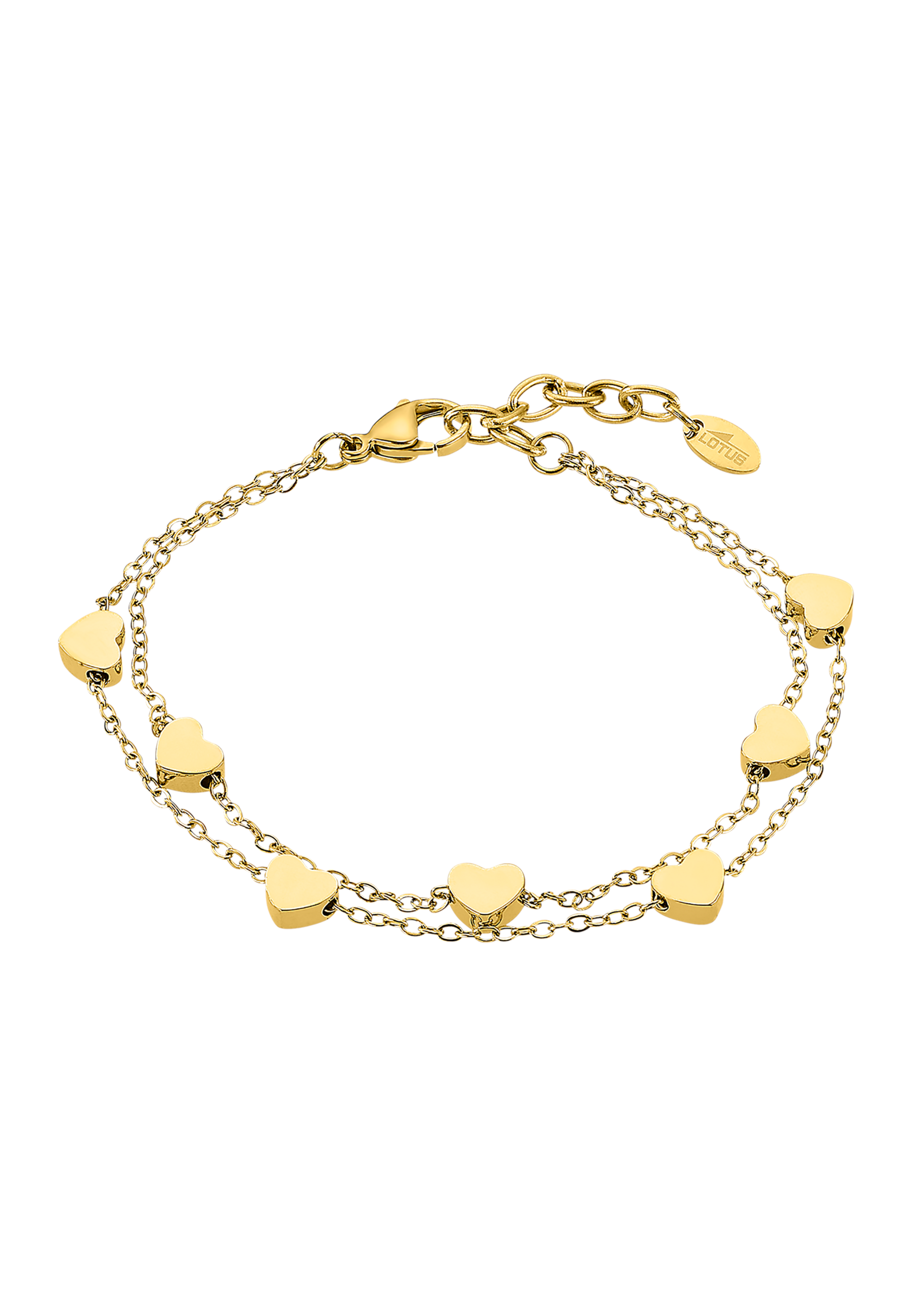 BRACELET COEUR ACIER INOXYDABLE, FEMME