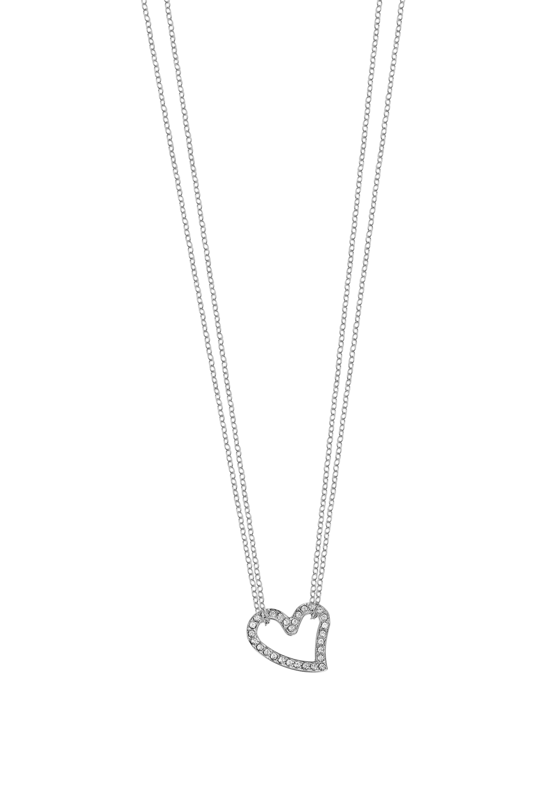 COLLIER COEUR ACIER INOXYDABLE, FEMME