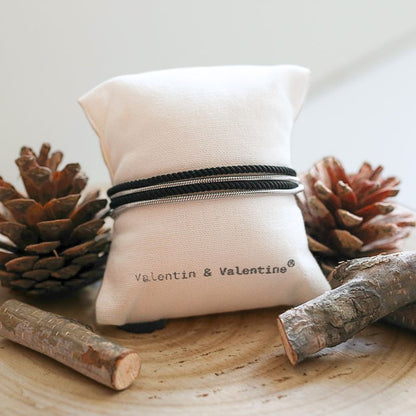 BRACELET HOMME   NOIR