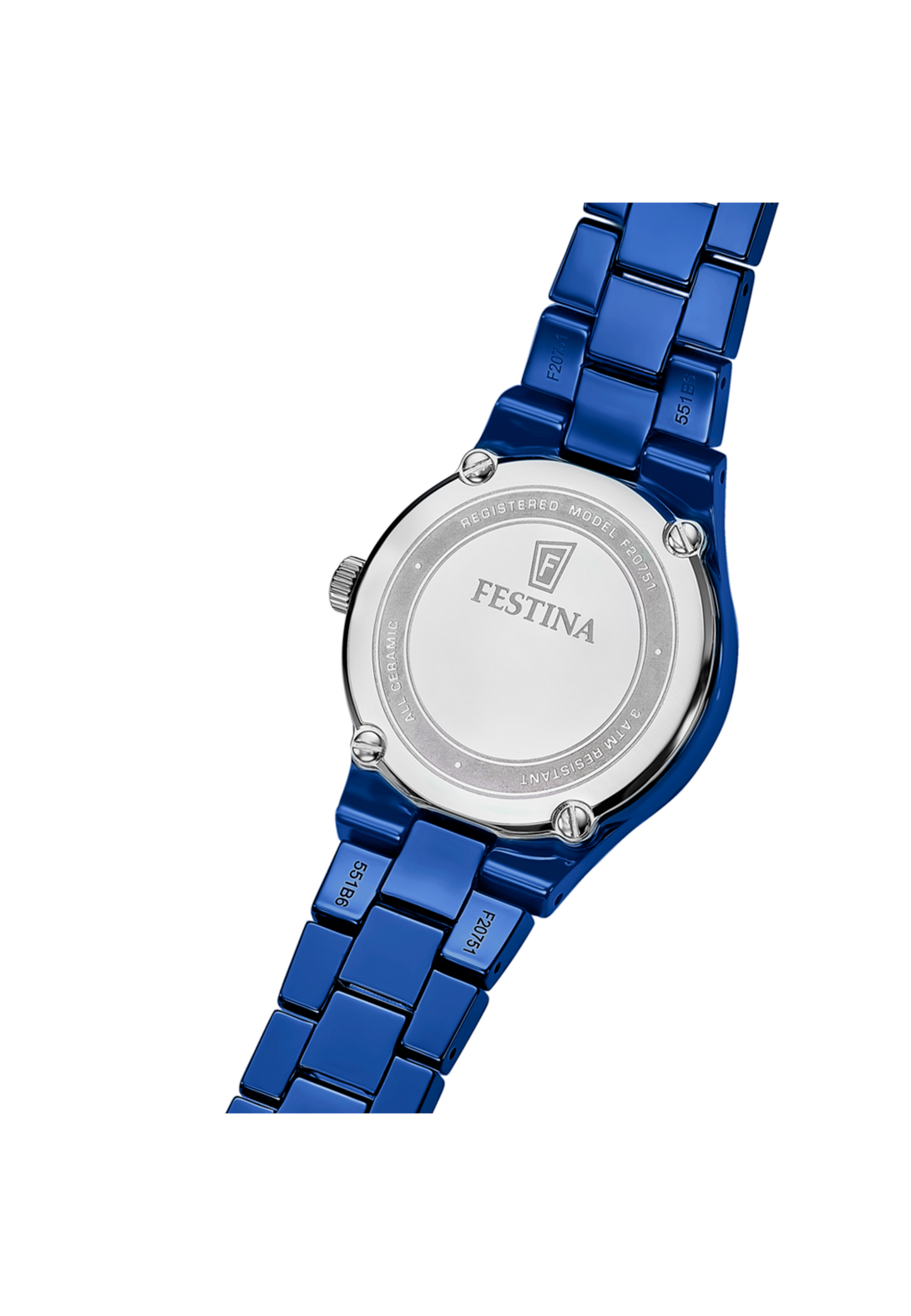 MONTRE FEMME CERAMIQUE, BLEU