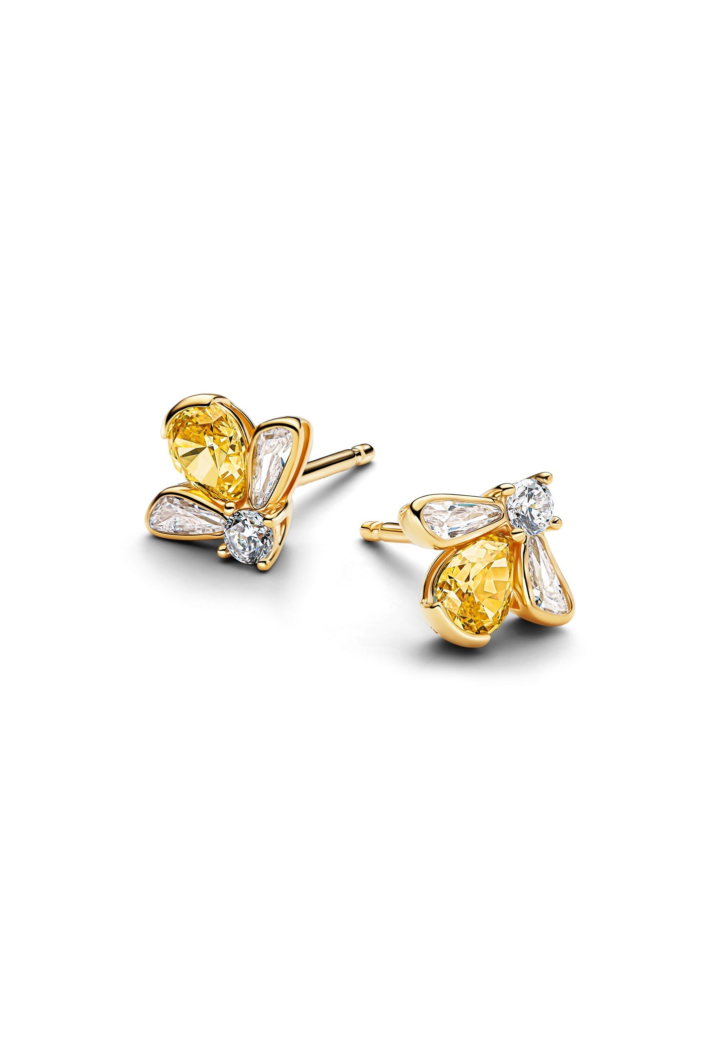 Boucles d'oreilles puces abeille
