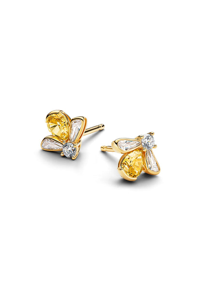 Boucles d'oreilles puces abeille