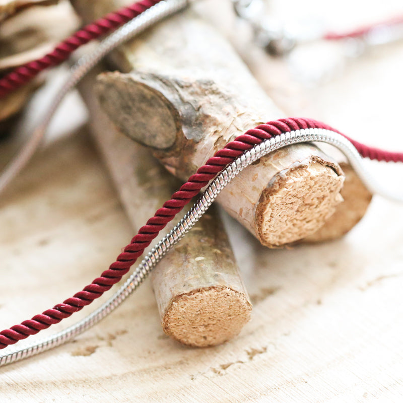 BRACELET HOMME   BORDEAUX