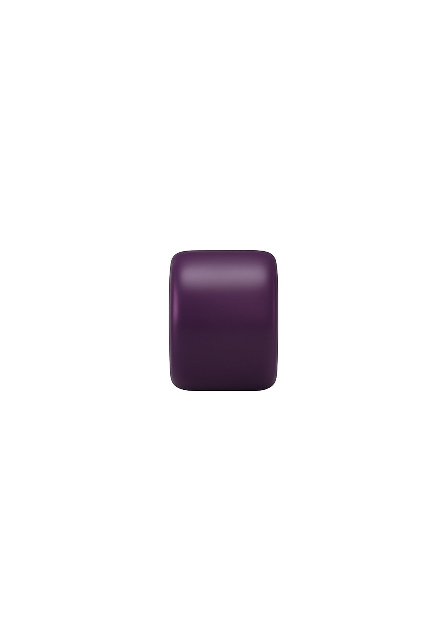 Charm verre de Murano violet argent 925