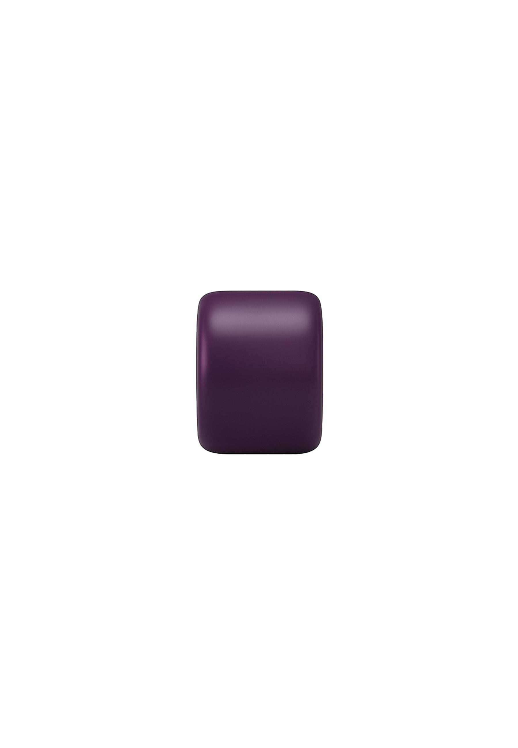 Charm verre de Murano violet argent 925