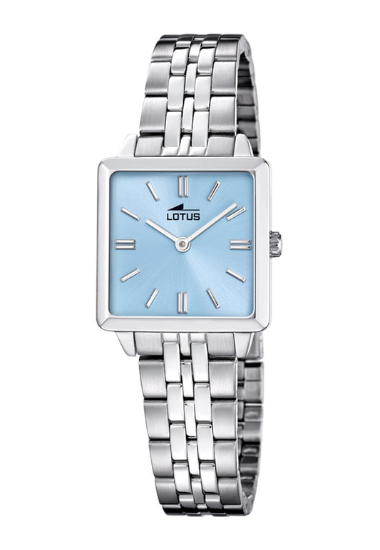 MONTRE FEMME TOGETHER AVEC CADRAN BLEU CLAIR ET BRACELET EN ACIER