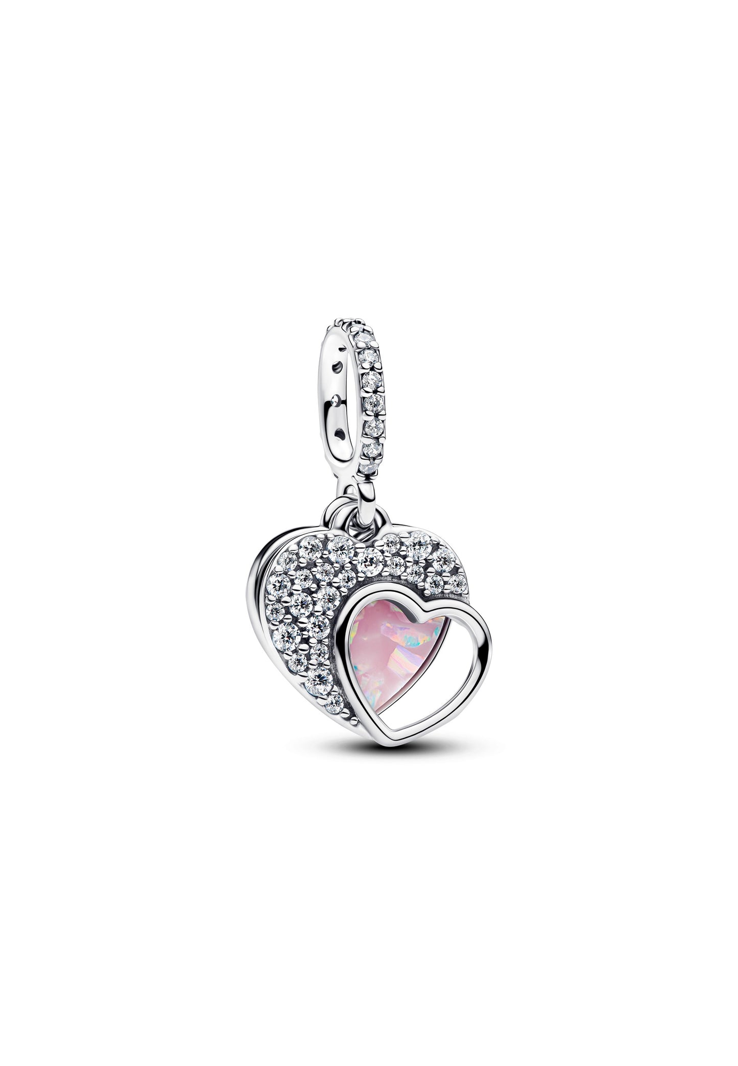 Magnifique Charm double pendante pour maman