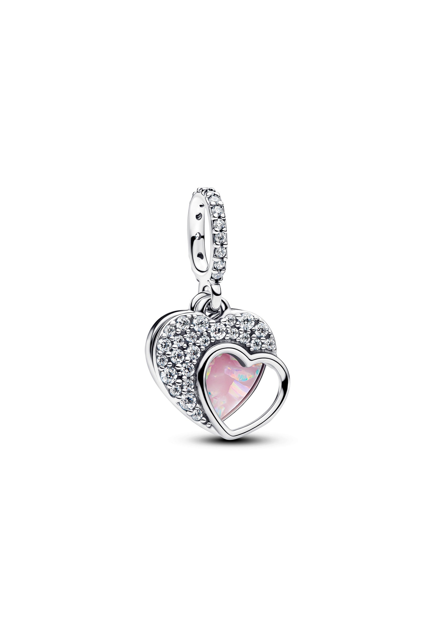 Magnifique Charm double pendante pour maman