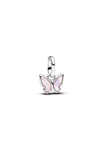 Mini Charm papillon rose