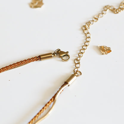 BRACELET FEMME PAILLETE   CAMEL