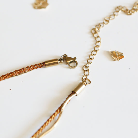 BRACELET FEMME PAILLETE   CAMEL