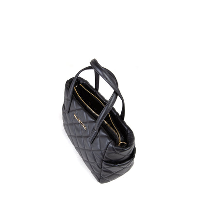 Sac à main femme matelassé noir bandoulière amovible