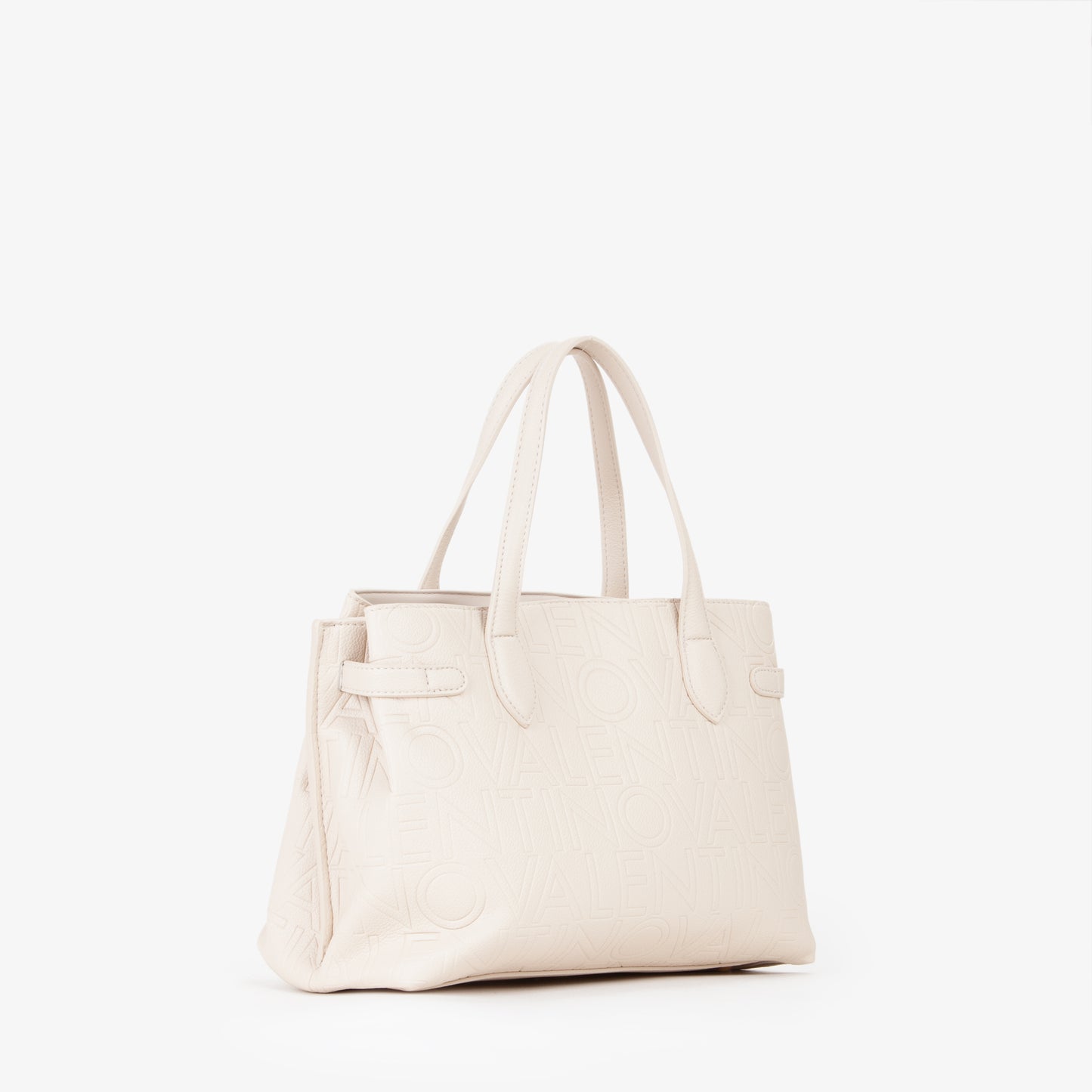 Sac à main femme écru embossé logo bandoulière incluse