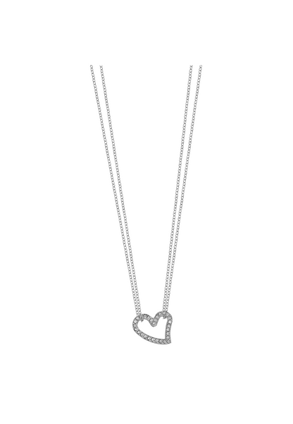 COLLIER COEUR ACIER INOXYDABLE, FEMME