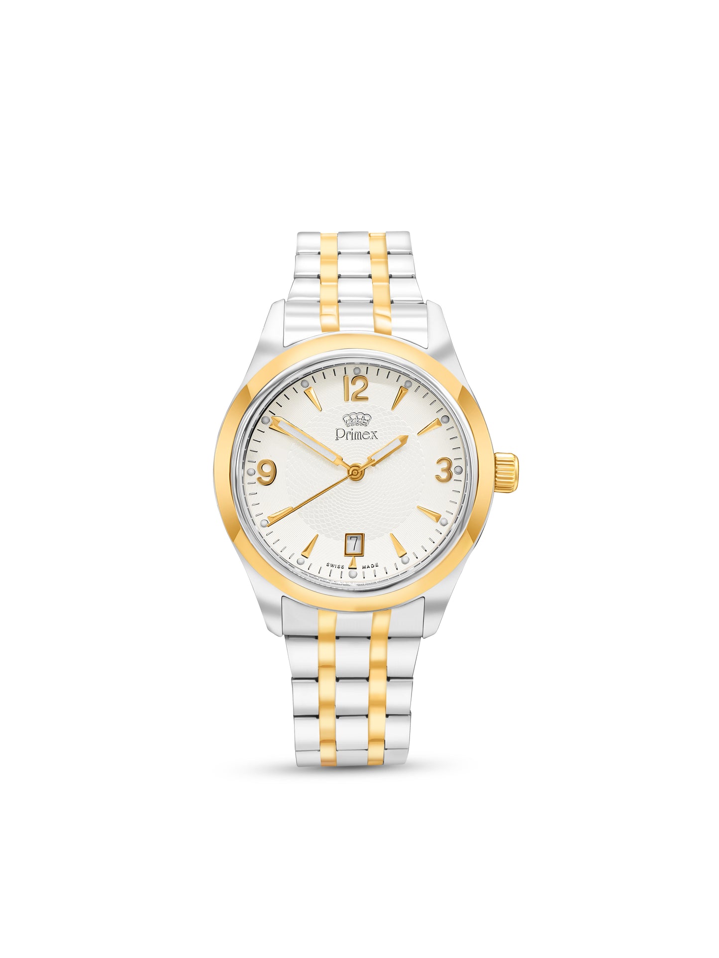 Montre homme militaire Swiss Made boîtier argenté