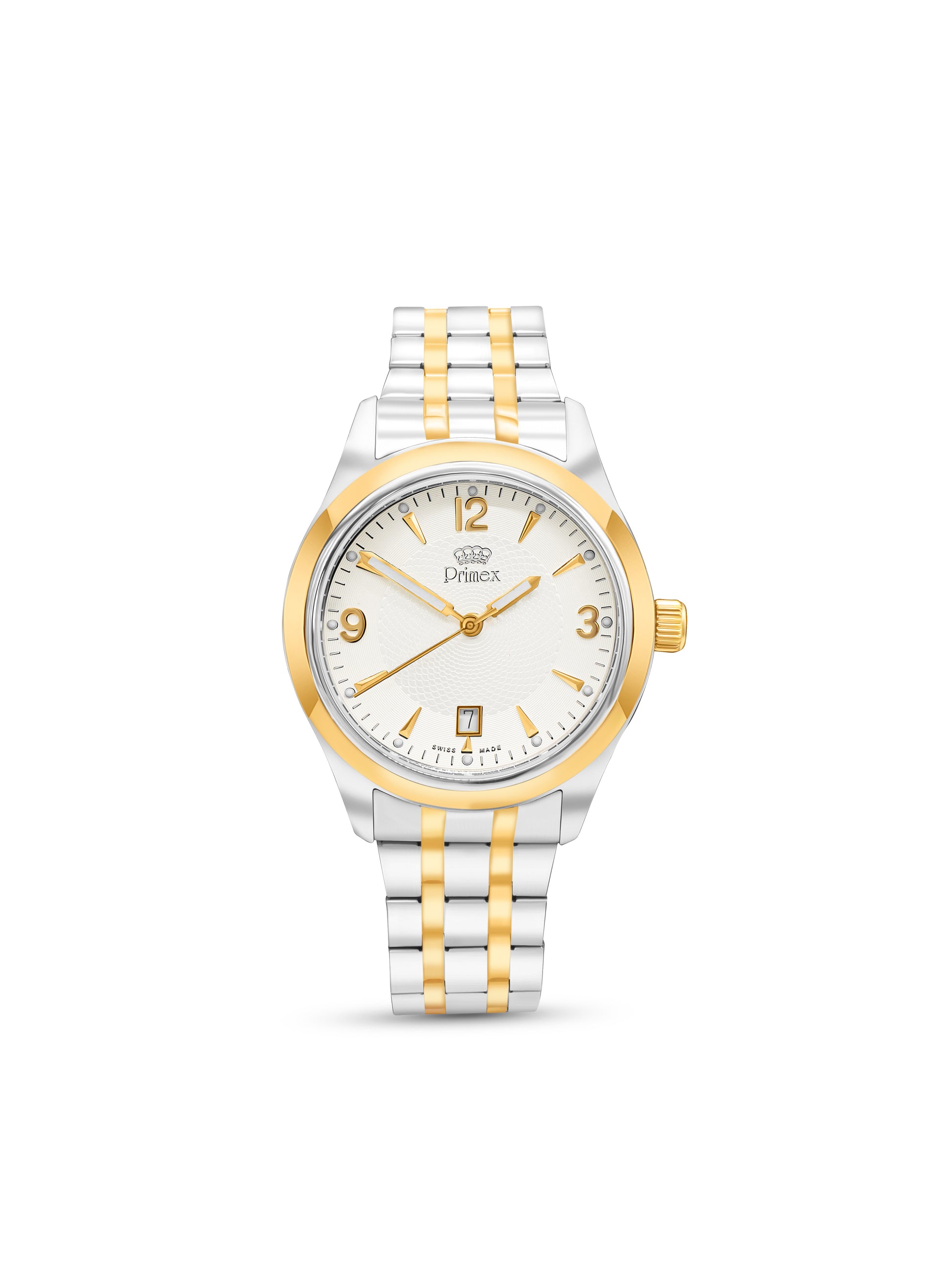 Montre homme militaire Swiss Made boîtier argenté