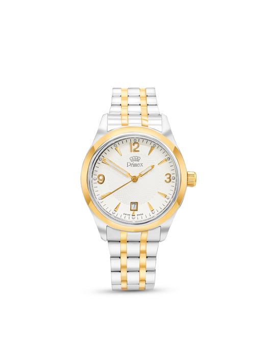 Montre homme militaire Swiss Made boîtier argenté