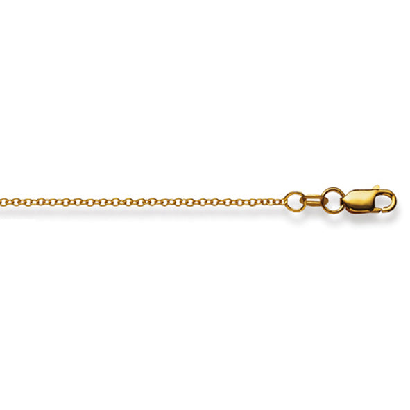 Collier Or 18 carats - Forçat rond