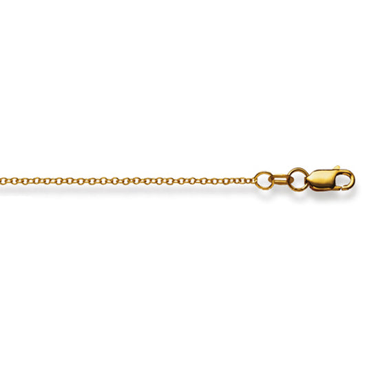Collier Or 18 carats - Forçat rond