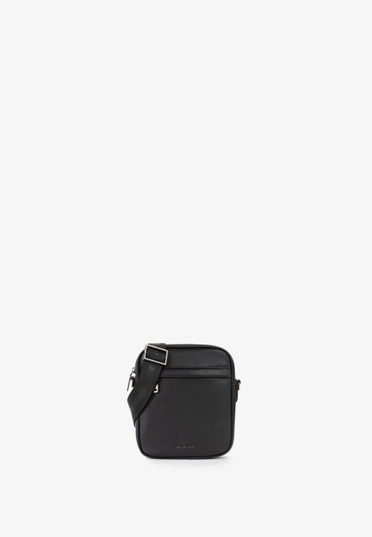 Sac reporter homme noir zippé bandoulière réglable
