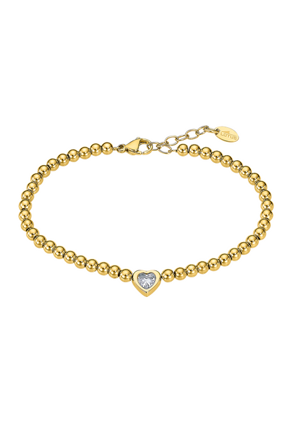 BRACELET COEUR OLD MONEY ACIER INOXYDABLE, FEMME