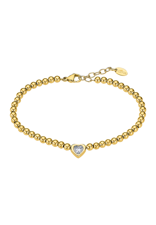 BRACELET COEUR OLD MONEY ACIER INOXYDABLE, FEMME