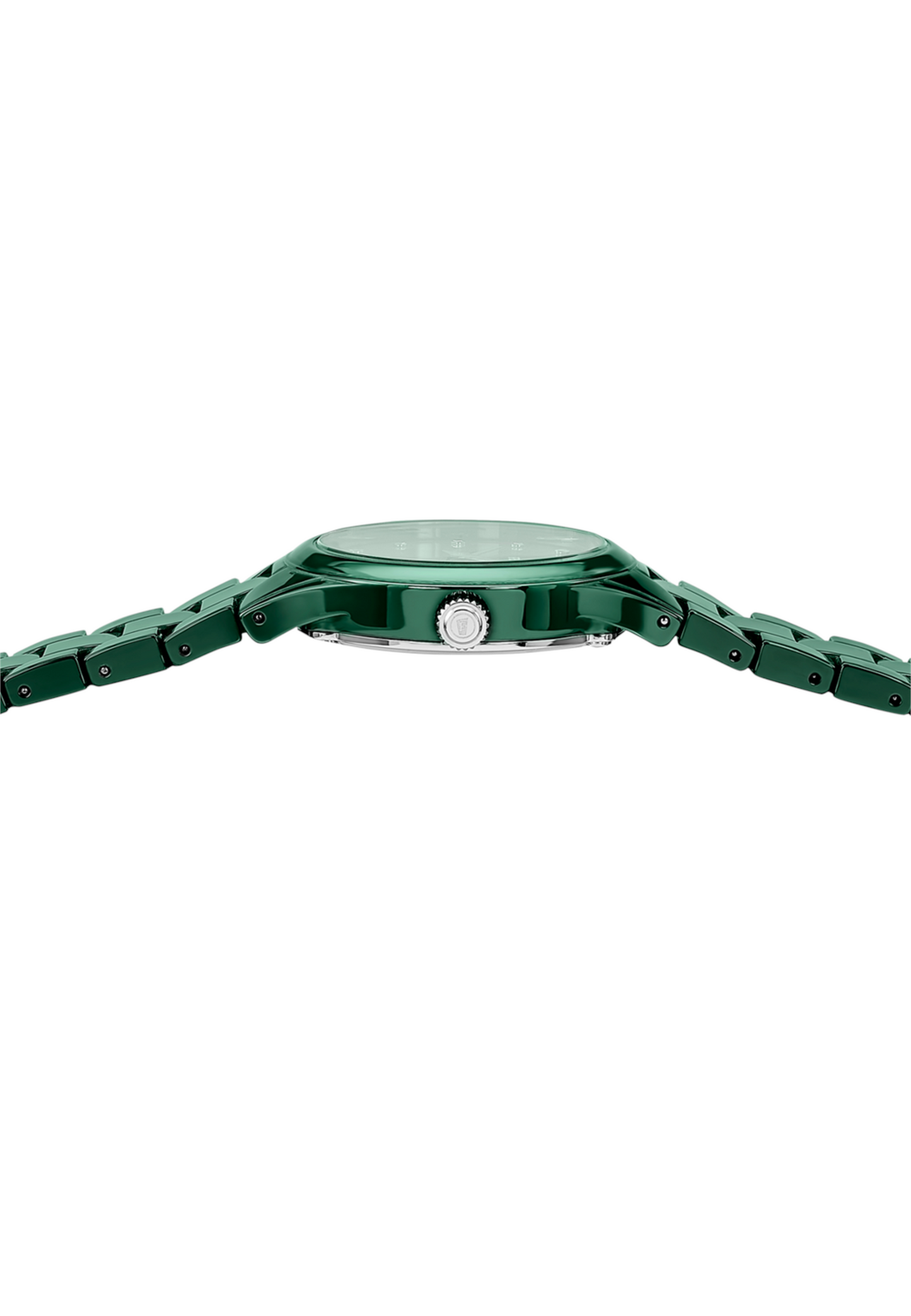 MONTRE FEMME CERAMIQUE, VERT FONCE