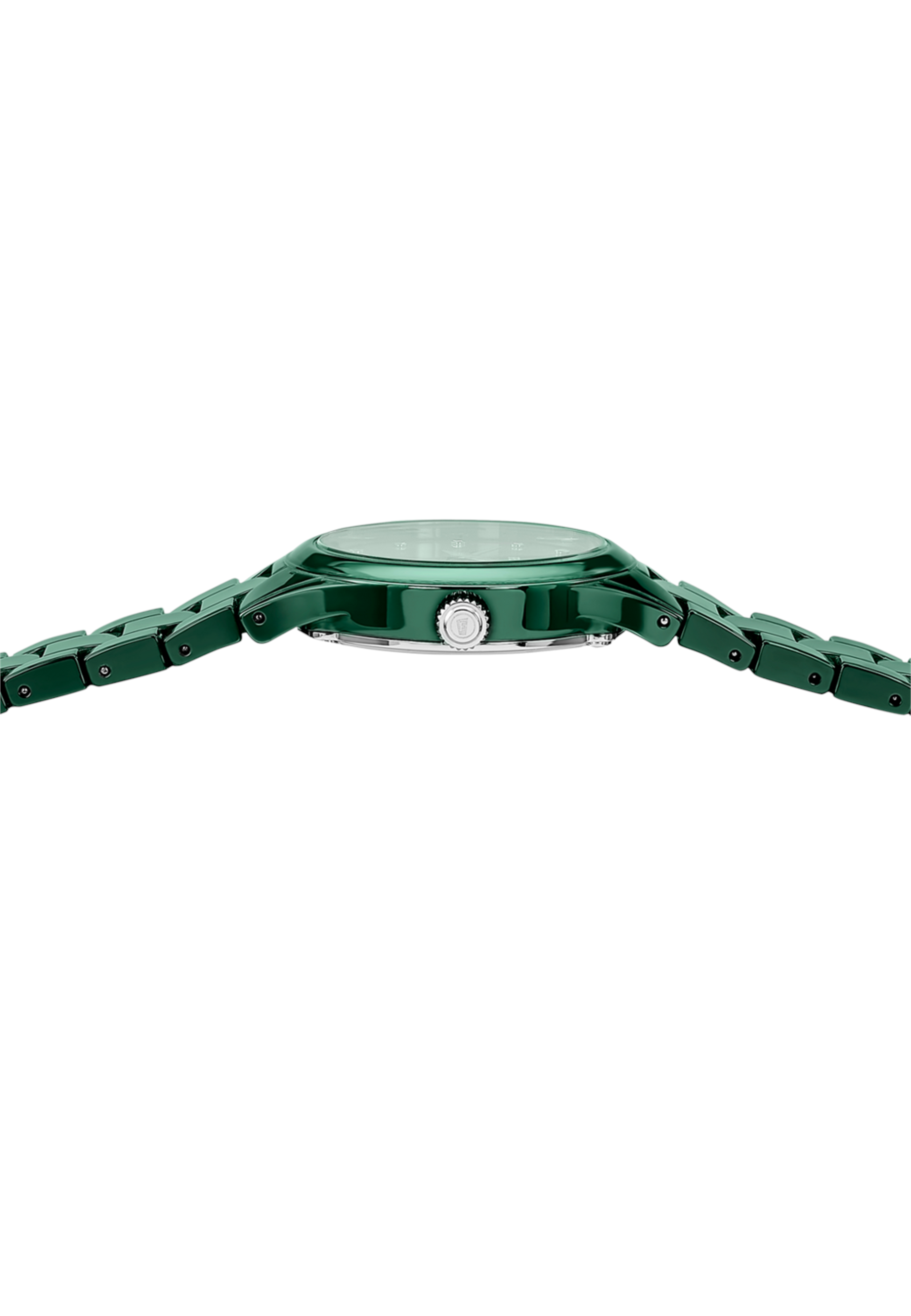 MONTRE FEMME CERAMIQUE, VERT FONCE