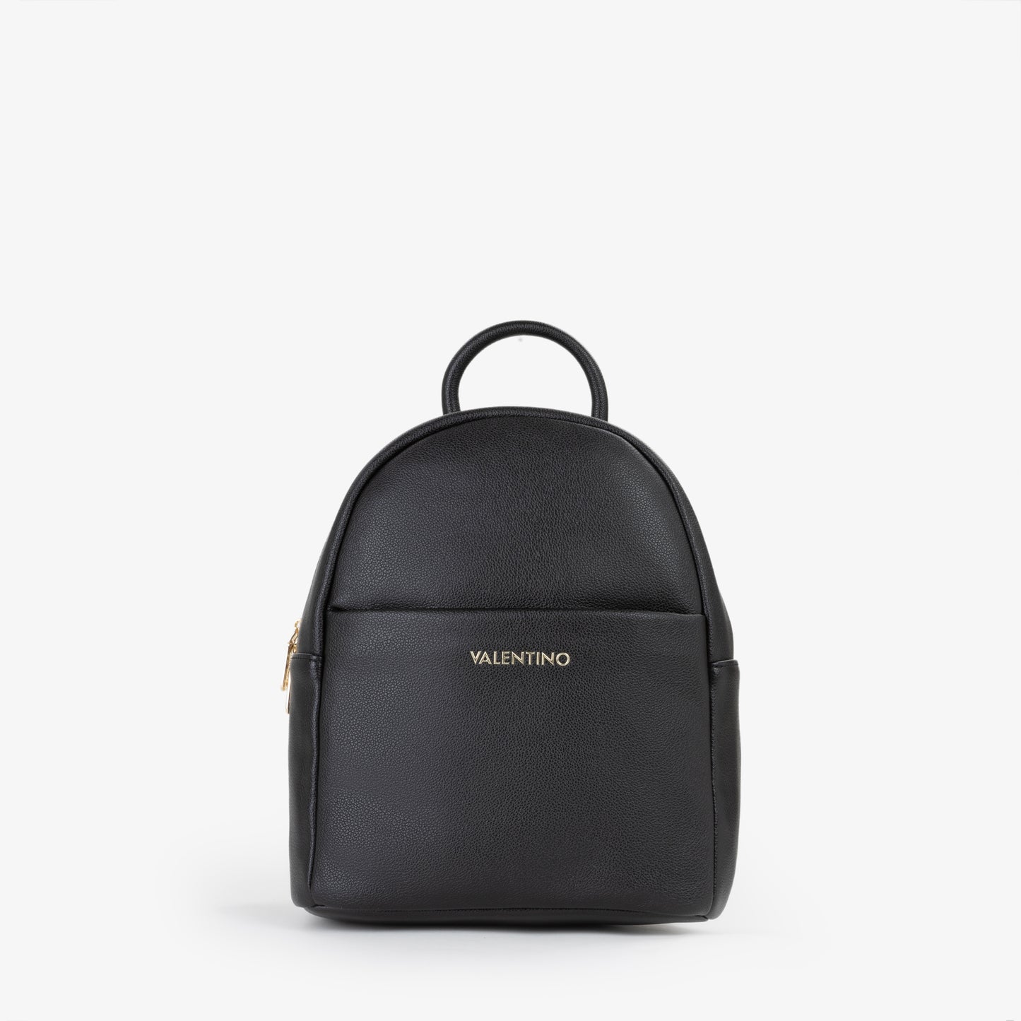 Sac à dos femme similicuir noir zippé élégant