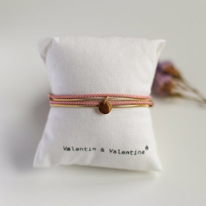 BRACELET FEMME PAILLETE   CERISIER