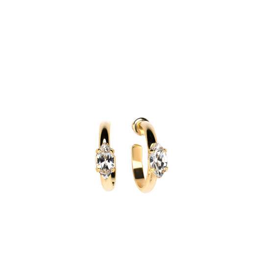 BOUCLES D'OREILLES - CRISTAL