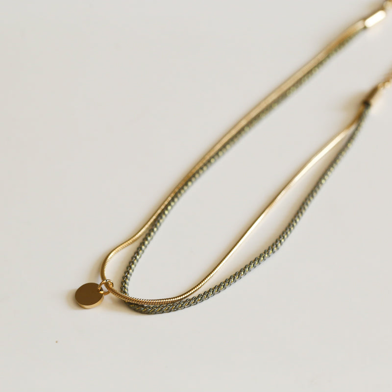 BRACELET FEMME PAILLETE   OLIVE
