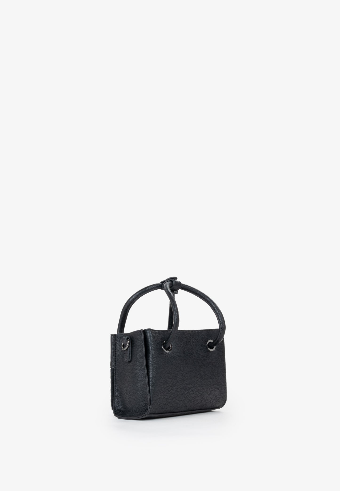 Sac à main femme noir bimatière bandoulière logo